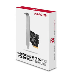 Pces-Sa4X4 Kontroler Pcie 4X Wewnętrzny Port Sata 6G, Asm1164, Sp & Lp