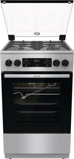 Kuchnia gazowo-elektryczna GORENJE GKS5C70XF stal