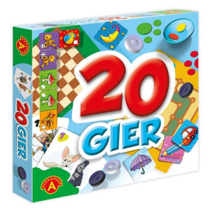 Gra Zestaw 20 Gier, Gry Rodzinne