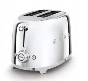 Toster Smeg TSF01SSEU Chrom Połysk 950W Retro