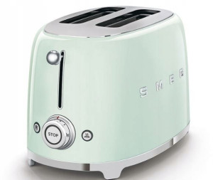 Toster Na 4 Kromki Smeg Tsf02pgeu Retro50's Mięta