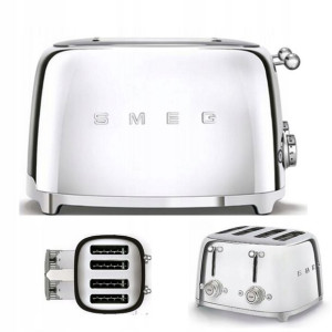 Toster Na 4 Kromki Smeg Tsf03sseu 2000 W Chrom