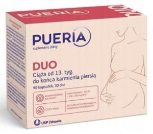 Pueria Duo, dla kobiet w ciąży, 90 kapsułek