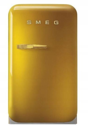 Lodówka Smeg FAB5RDGO3 ZŁOTA RETRO LOGO SWAROVSKI