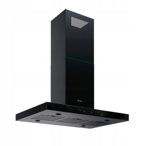 Okap wyspowy Globalo VERTA ISOLA 90.1 BLACK 560m3h