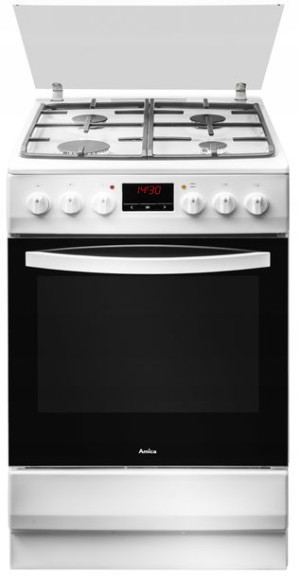 Kuchnia AMICA 520GE3.43ZPTADNAQ(W) 50cm biała OUTL
