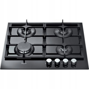 Płyta Gazowa Whirlpool Akt6455/nb Czarne Szkło