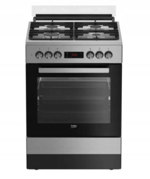 Kuchnia gazowo-elektryczna BEKO FSM62331DXT 60cm