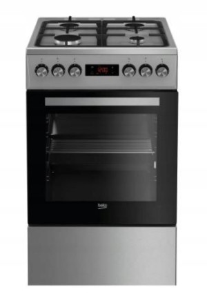 Kuchnia gazowo-elektryczna BEKO FSM52330 50cm inox