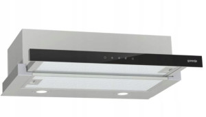 Okap teleskopowy GORENJE TH64E3SGB 350m3/h czarny