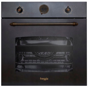 Piekarnik Retro Freggia Oerd67an Antracyt Grill