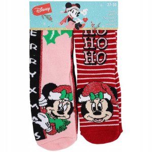 Dziewczęce Skarpetki Świąteczne Disney Minnie 27