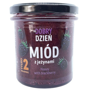 Miód z jeżyną "Na dobry dzień" Pszczelarz Kozacki, 375g