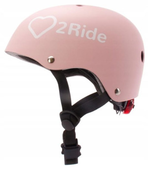 Kask rowerowy dla dzieci S 50-54 cm LED klips