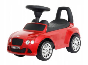 Jeździk dla dwulatka pchacz Bentley czerwony 24m+