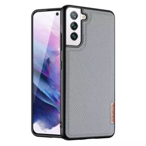Dux Ducis Fino etui pokryte nylonowym materiałem Samsung Galaxy S22 niebies
