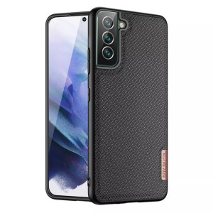 Dux Ducis Fino etui pokryte nylonowym materiałem Samsung Galaxy S22+ czarny