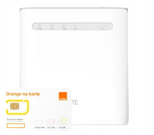 Domowy Router MF286 4G LTE + Karta Orange 1212GB