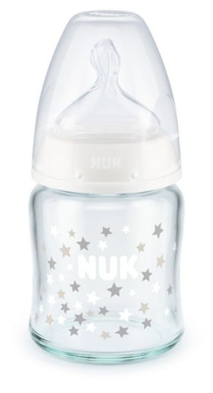 Butelka dla niemowląt szklana 120 ml 0-6 m NUK