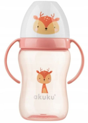 Bidon kubek niekapek silikonowy ustnik 240ml Akuku
