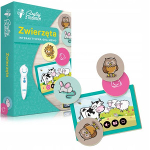 Gra memo Zwierzęta Czytaj z Albikiem 3+ Albi