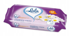Nawilżany papier toaletowy 60szt Lula