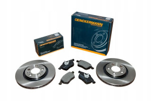 Dencker Tarcze Klocki Przód Audi A4 B8 314mm 2.0 T