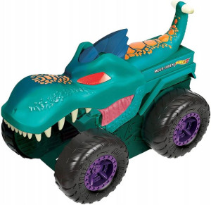 Hot Wheels Pożeracz aut mega Wrex + autko Mattel