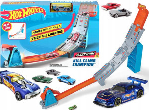 Hot Wheels Wyścig pod górę tor + autko rywalizacja