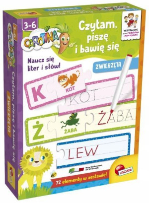 Lisciani Carotina Bawię się,czytam piszę Zwierzęta
