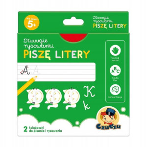 Długie rysowanki Piszę litery 5+ CzuCzu