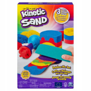 Kinetic Sand Zestaw tęczowych narzędzi Spin Master