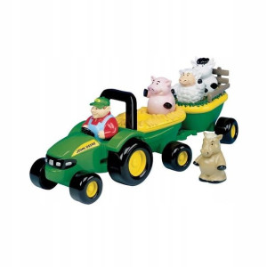 John Deere Traktor ze zwierzętami 18m+ Tomy