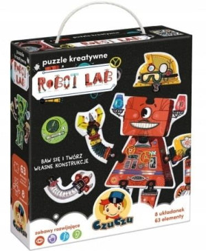 Puzzle kreatywne Robot Lab 3+ CzuCzu