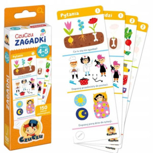 Książka dla dzieci Zagadki 4-5 lat CzuCzu
