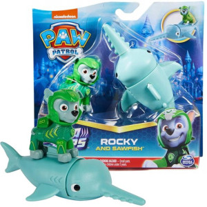 Psi Patrol Aqua Pups Rocky i Ryba Piła Spin Master