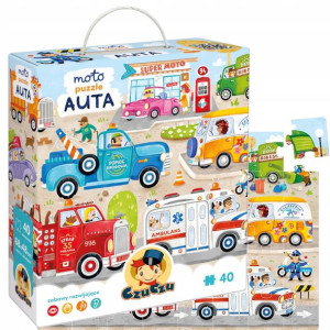 Puzzle Moto Auta 40 el. CzuCzu