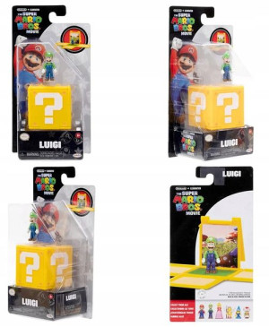Super Mario Luigi mini figurka Jakks