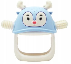 Gryzak dla niemowląt Renifer Light Blue Smily Mia
