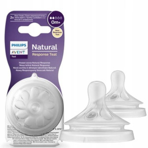 Smoczek Natural Response Teat 2-przepływowy Avent