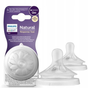 Smoczek Natural Response Teat 1-przepływowy Avent