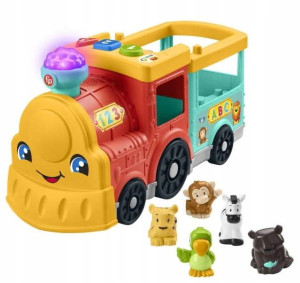 Edukacyjny pociąg ze zwierzątkami Fisher Price