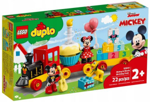 Lego Duplo 10941 Urodzinowy pociąg myszek Miki