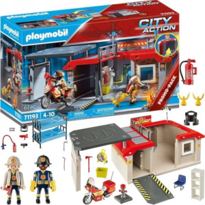 Playmobil City Action 71193 Remiza strażacka