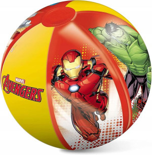 Piłka plażowa dla dzieci Avengers czerwona Mondo