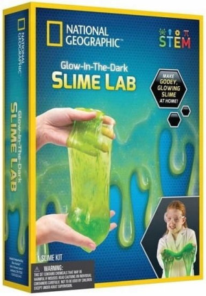 National Geographic Zestaw ze świecącą masą slime