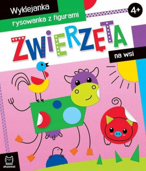 Wyklejanka Rysowanka Zwierzęta na wsi Aksjomat