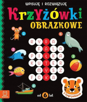 Książka dla dzieci Krzyżówki obrazkowe Aksjomat