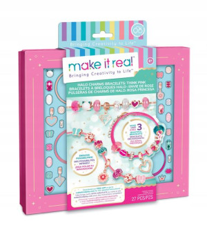 Make It Real Zestaw kreatywny bransoletki Pink