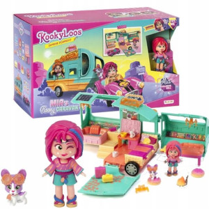 KookyLoos Mia Kooky Karawan Auto z przyczepą Magic